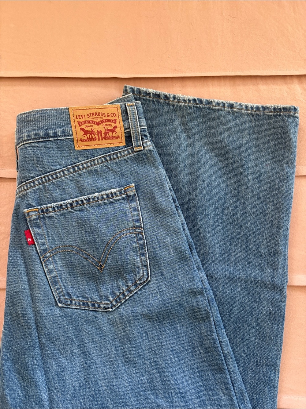 Levi's Men's Straight Leg Light Blue Denim Jeans